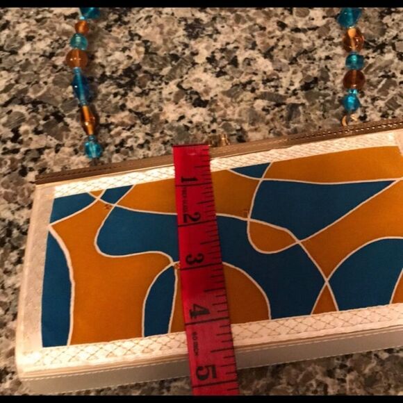 Art Styles Vintage Bag With Beaded Handle - Picture 7 of 7